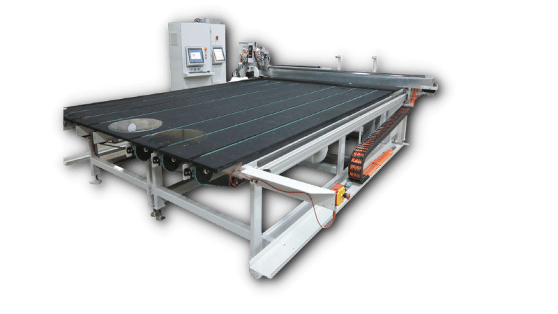 CNC-2200-Glass-Cutter CNC 2200 Flat Glass Cutter Used