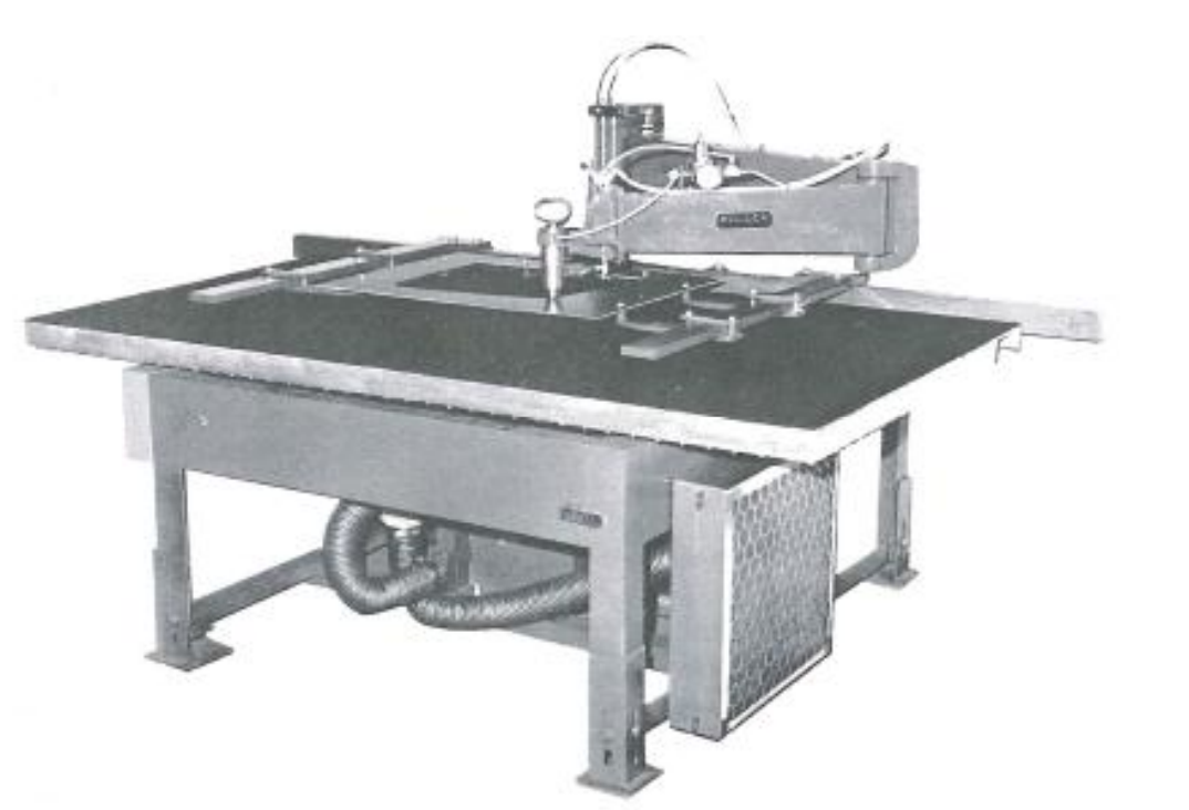 mANUAL sHAPE cUTTER WITH mODEL 55 OR 67 cUTTING hEAD