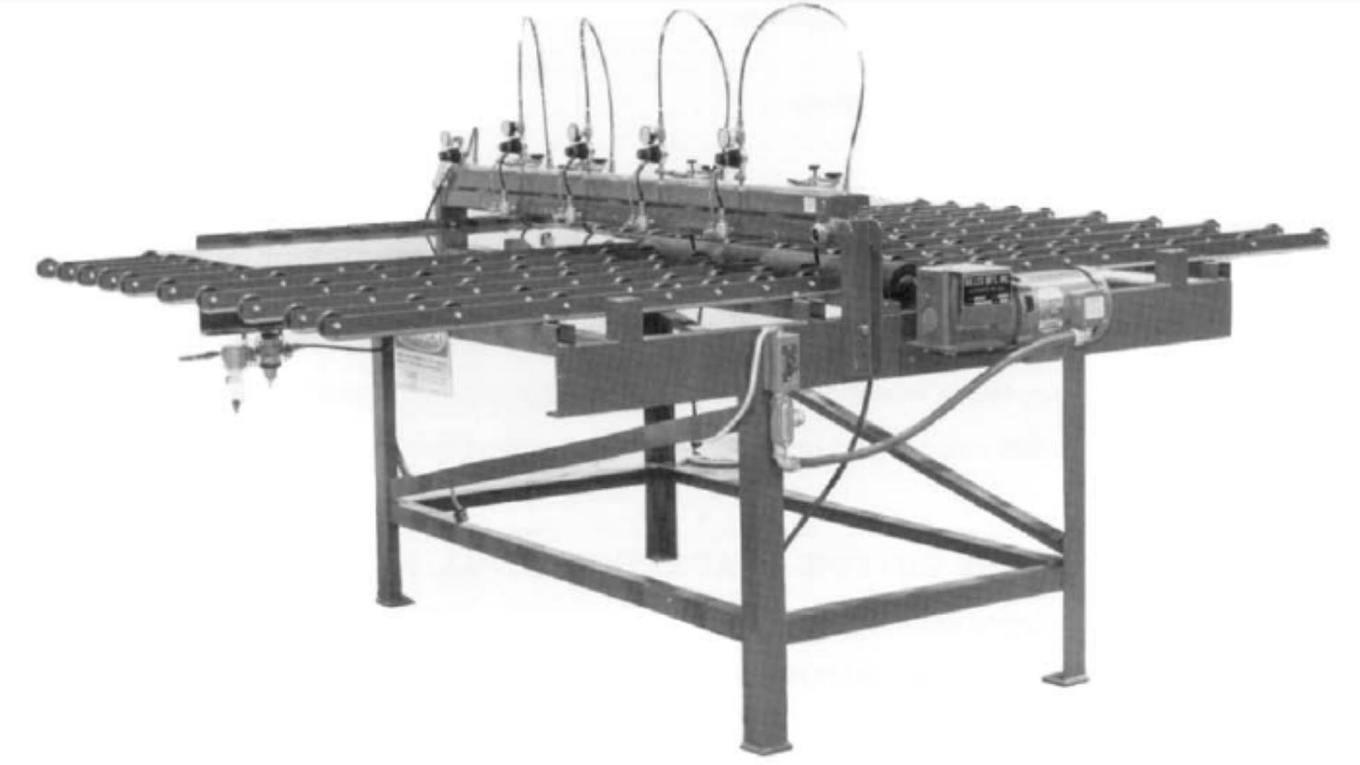 Early Powered Flat Glass Strip Cutters