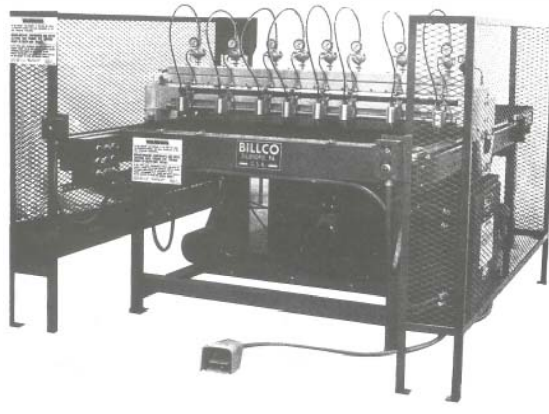 Traversing, single‐bridge strip cutting machines
